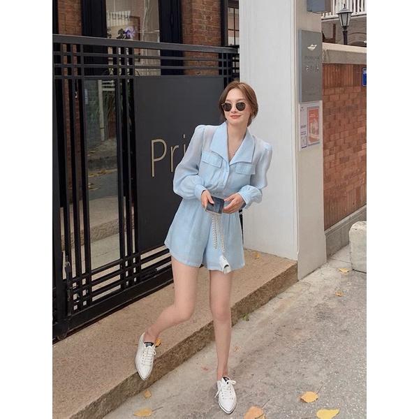 SET SƠ MI TÚI HỘP QUẦN VOAN XINH XẮN