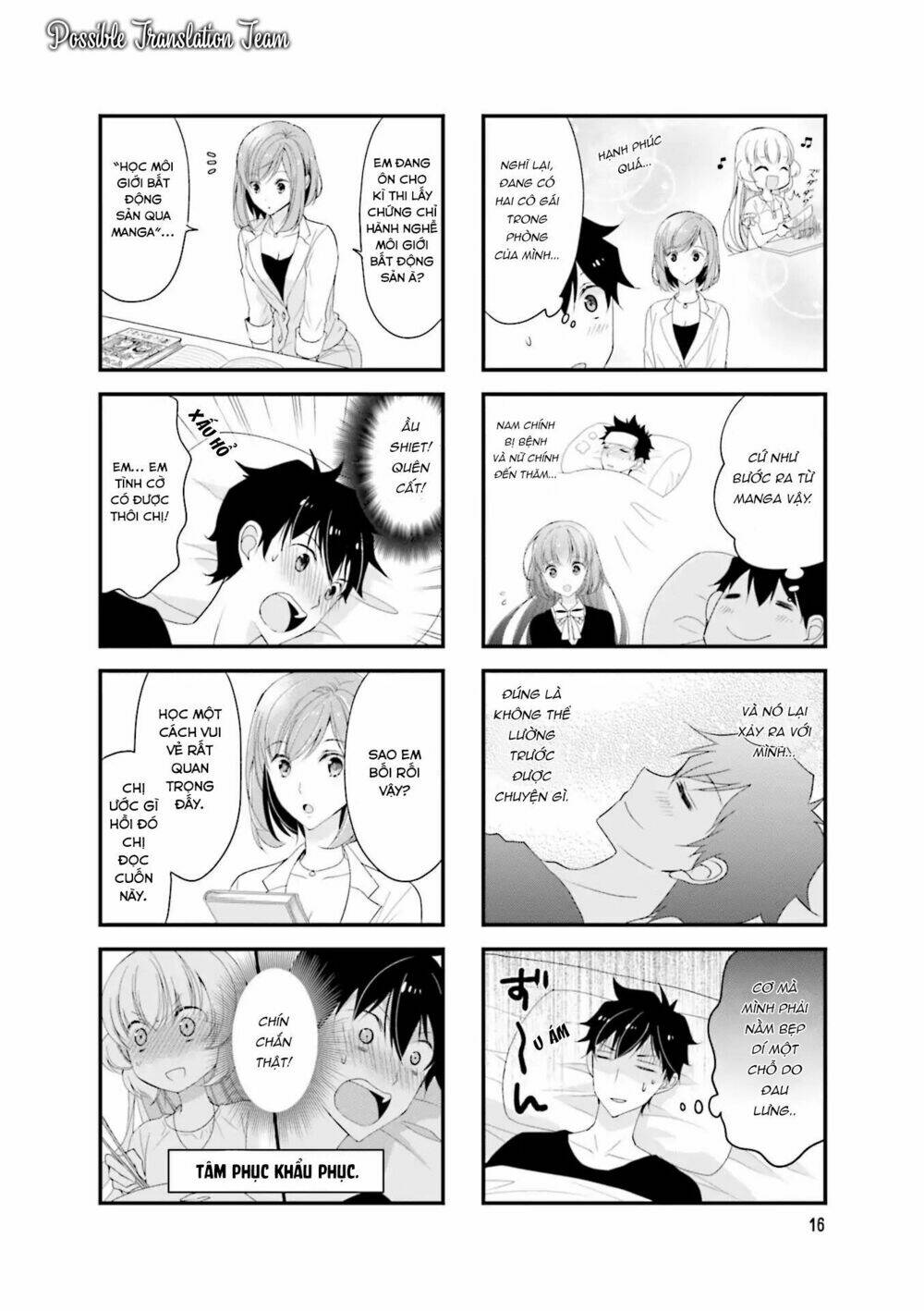 senpai nhỏ nhắn của tôi rất dễ thương chapter 17 8