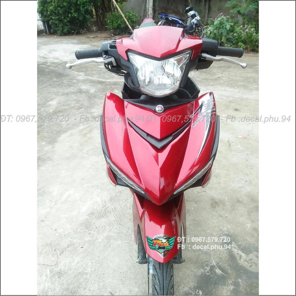Tem Rời Exciter 150 Hayabusa đỏ đen