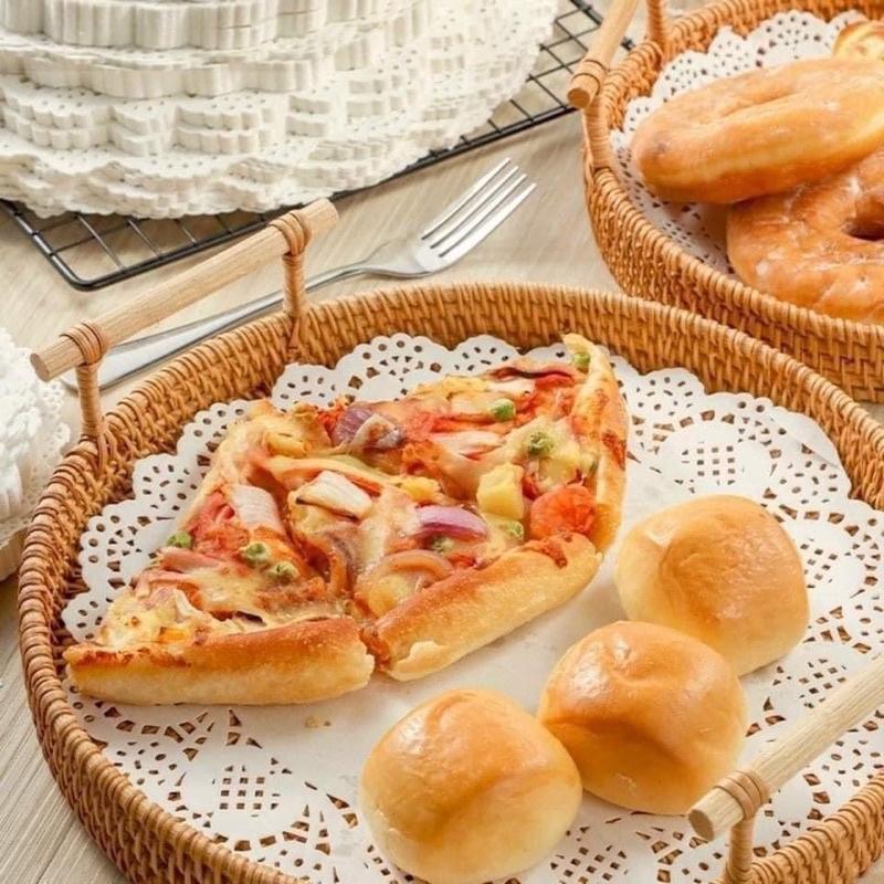 Sét 140 tờ giấy nến thấm dầu 23cm họa tiết đẹp- giấy thấm dầu cực êm