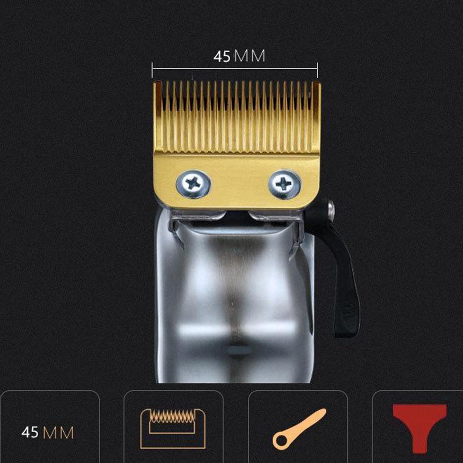 Stagger Tooth Mens Hair Clipper Trimmer Stainless Steel Cutter Head for Wahl 8504 Anti-rust and corrosion resistant