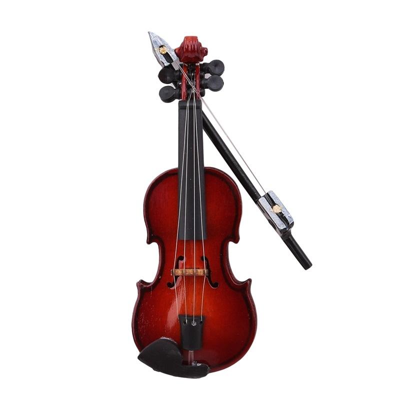 Mô Hình Đàn Violin Mini Làm Thủ Công Dùng Làm Quà Tặng Cho Bé