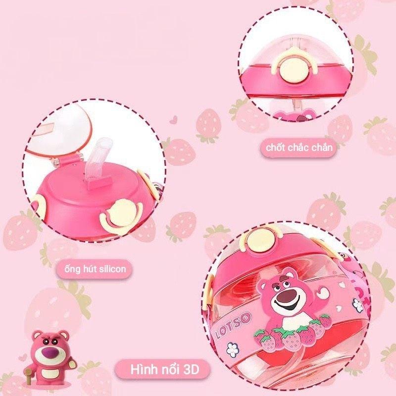 Bình nước hàng DlSNEY . Bình hình núi siêu đẹp , vừa xinh , có ống hút và dây đeo