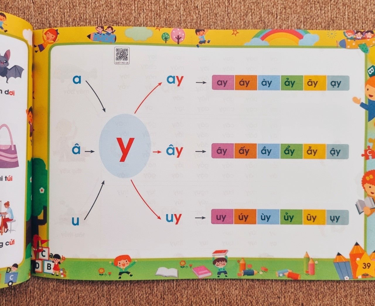 Combo Vở Tập Đánh Vần Tiếng Việt Phiên Bản Mới Nhất 2023 + 42 Thẻ Học Flashcard Giúp Phát Triển Trí Não, Tăng Khả Năng Học Hỏi Cho Bé - Tặng 1 chiếc bút chì hoạt hình