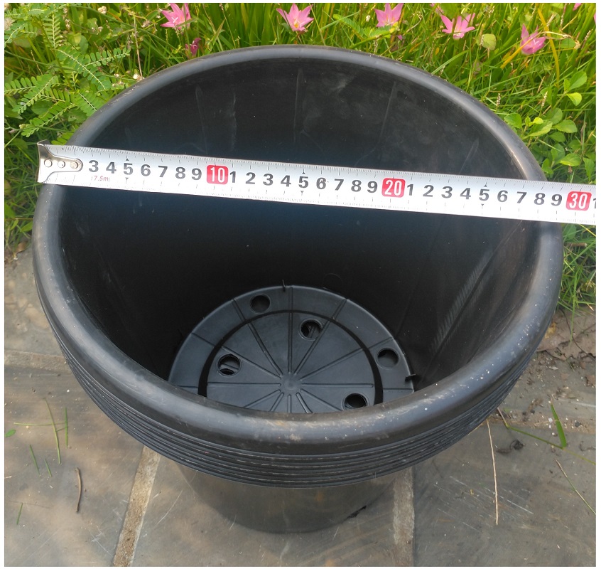 2 Chậu Nhựa Đen AF300x280A Nhựa PP, Kích thước 30x28cm - Siêu Bền Đẹp!