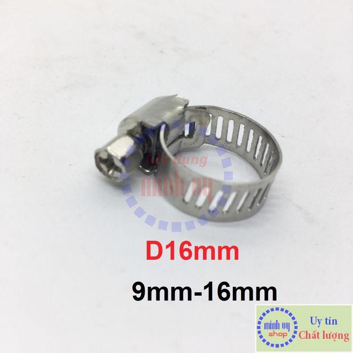 Cổ dê - Đai siết ống nước - đai siết inox D35 -D20 -D16