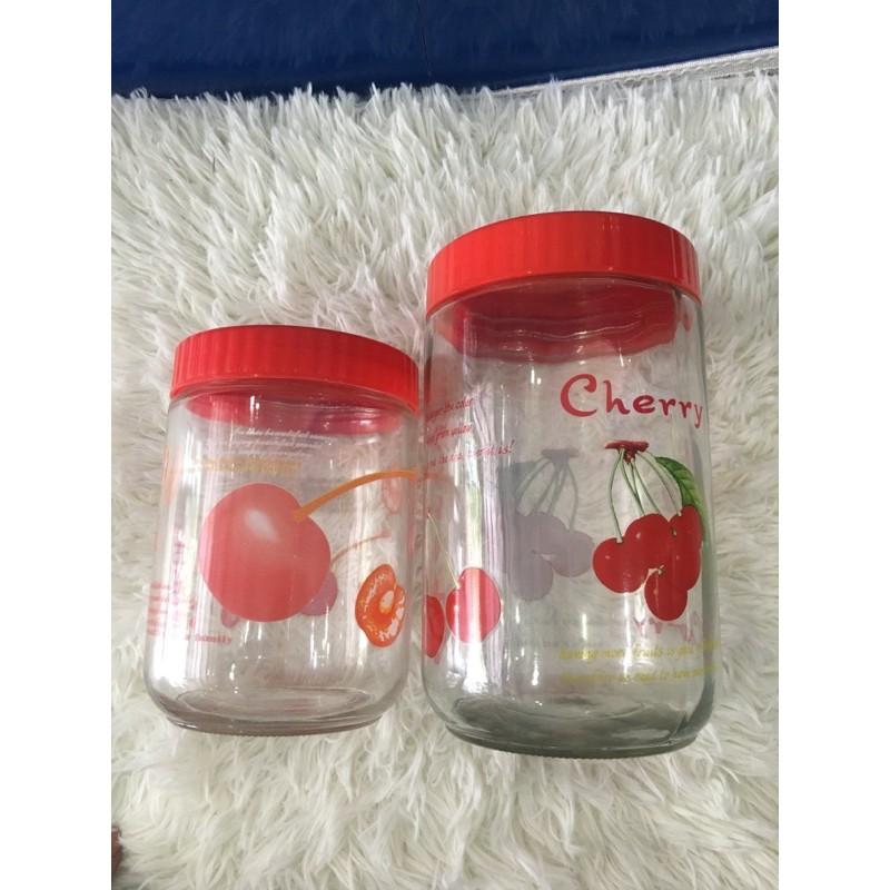 Hũ thuỷ tinh hình quả cherry