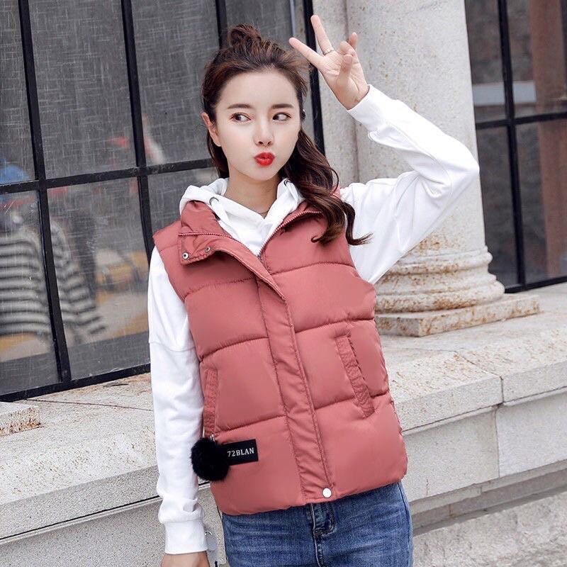 Áo phao gile nữảnh thật_sẵn hàng giao ngay