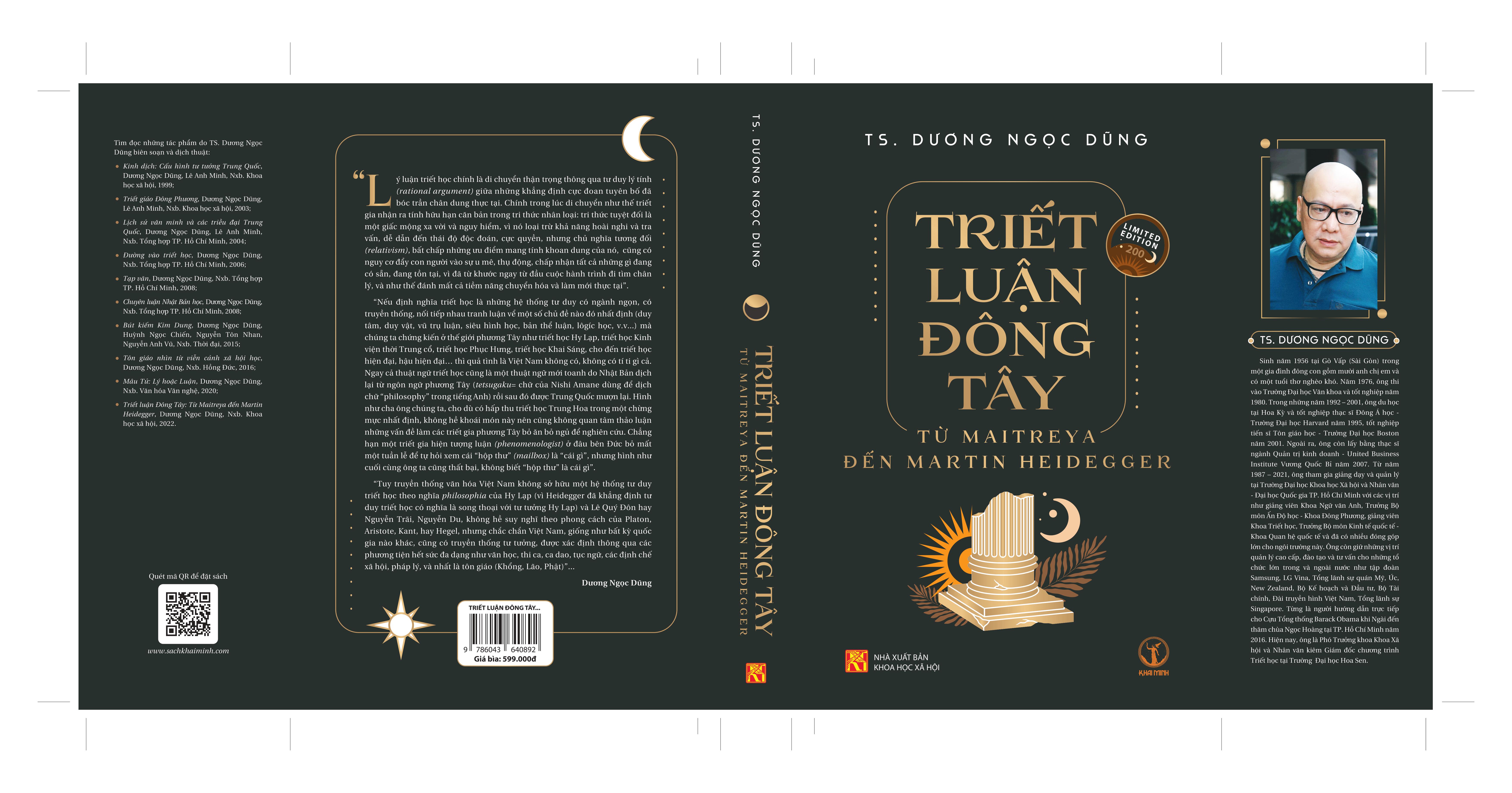 (Bìa Cứng) TRIẾT LUẬN ĐÔNG TÂY: Từ Maitreya đến Martin Heidegger - TS. Dương Ngọc Dũng