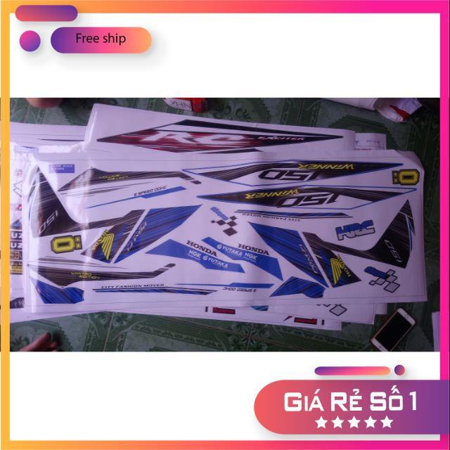 Tem rời dành cho winner trắng xanh