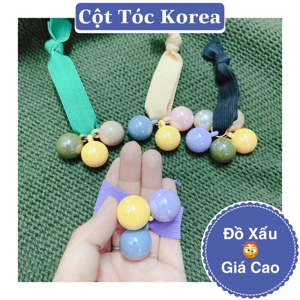 Cột Tóc Tông Màu Pastel Korea dễ thương