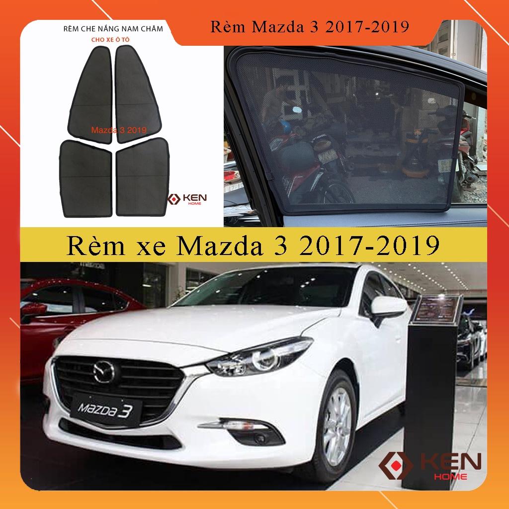[Nhập RS0822 giảm 30k cho đơn 99k][ Mazda 3 2017 - 2019 ] Rèm che nắng ô tô nam chuẩn form 4 miếng loại 1 giá sỉ
