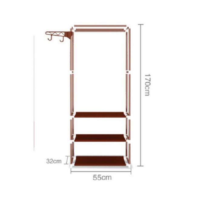 KỆ CHỮ H KHUNG INOX ĐỂ ĐỒ TREO QUẦN ÁO
