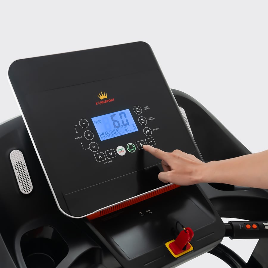 CHỈ GIAO MIỀN NAM I Máy chạy bộ KINGSPORT KS-2058 đa năng, nâng dốc tự động 18%, tốc độ tối đa 18km/h, khung sườn chắc chắn, cân nặng phù hợp từ dưới 80-85kg