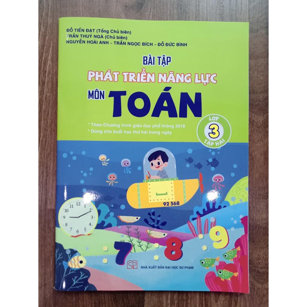 Sách - Combo Bài tập phát triển năng lực môn Toán lớp 3 - Tập 1 + 2