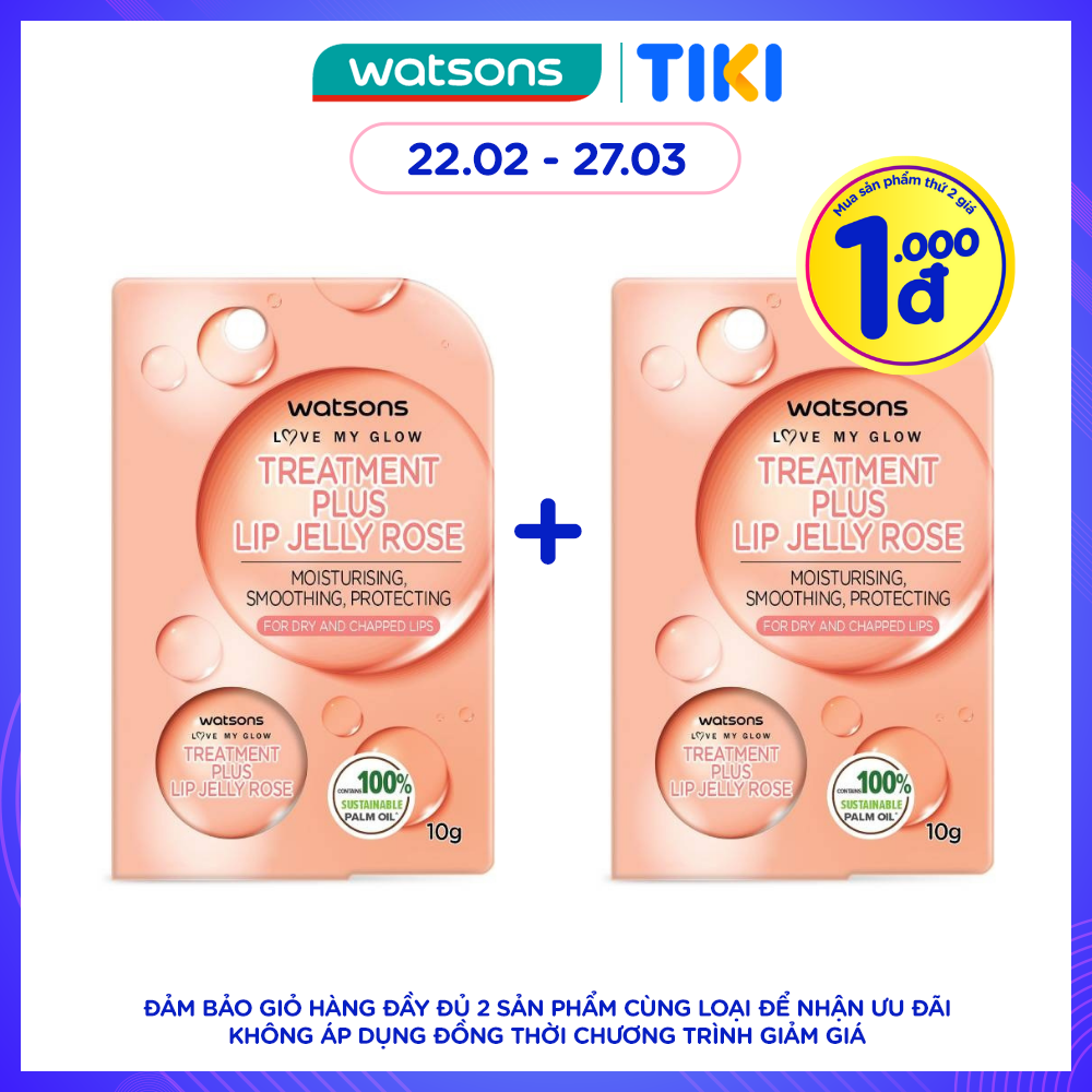 Son Dưỡng Watsons Treatment Plus Jelly Rose 10g