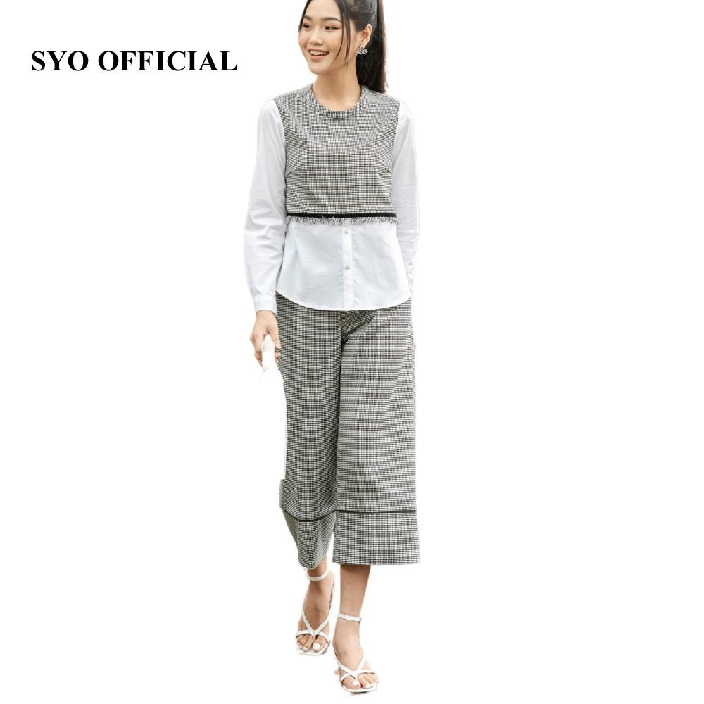 Quần culottes gấu to, lé gấu SYO Q6820019