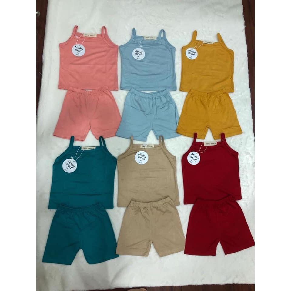 Set dây cotton thun lạnh cho bé gái 5-15kg