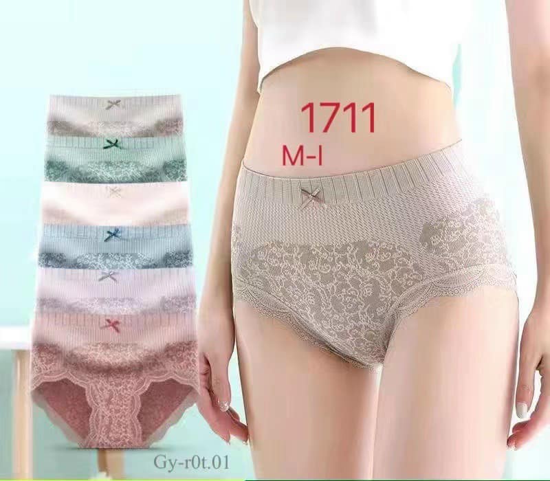LỐ 10 QUẦN LÓT KHÁNG KHUẨN CẠP CAO PHỐI REN SEXY MẦU MỚI 285