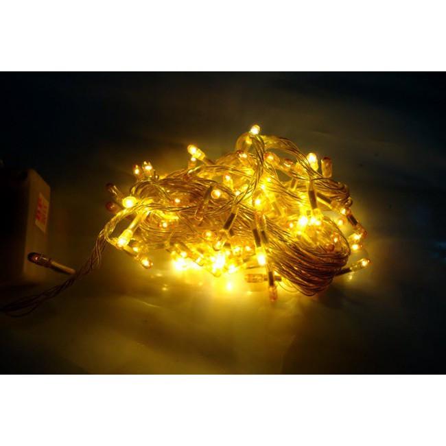 Dây Đèn Led Chớp Màu Vàng Bóng Tiêu Dài 5m