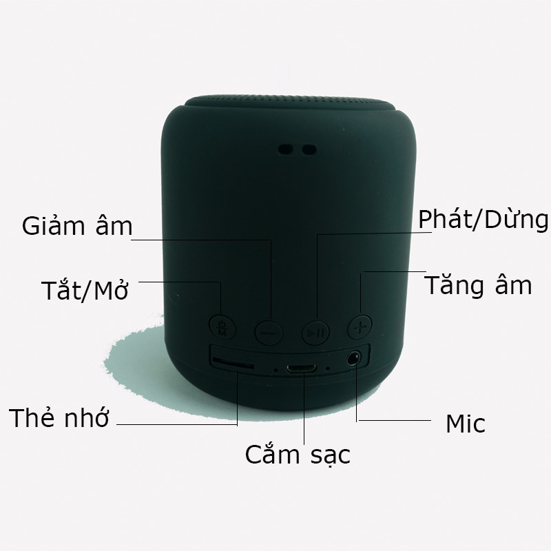 Loa Nghe Nhạc Bluetooth Mini Nhỏ Gọn Tiện Lợi Dễ Dàng Mang Đi  Kết Nối Máy Tính, Điện Thoại, Ipad, Karaoke  Âm Thanh Cực Chuẩn Giá Tốt PKCBL01 - Hàng Chính Hãng