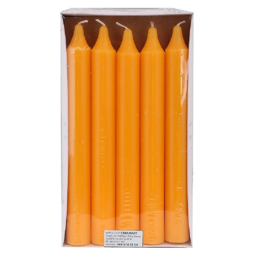 Hộp 15 cây nến thơm thẳng Quang Minh Candle FTRAMART NQM0017 cao 15cm