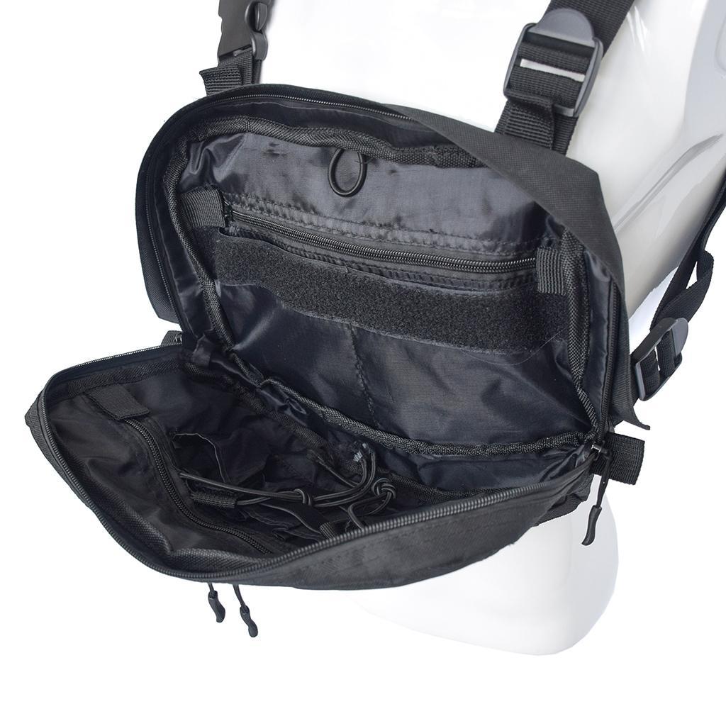 Multi-Functional Unisex Oxford Cloth Chest Rig Bag Vest Waist Bag Panny Pack