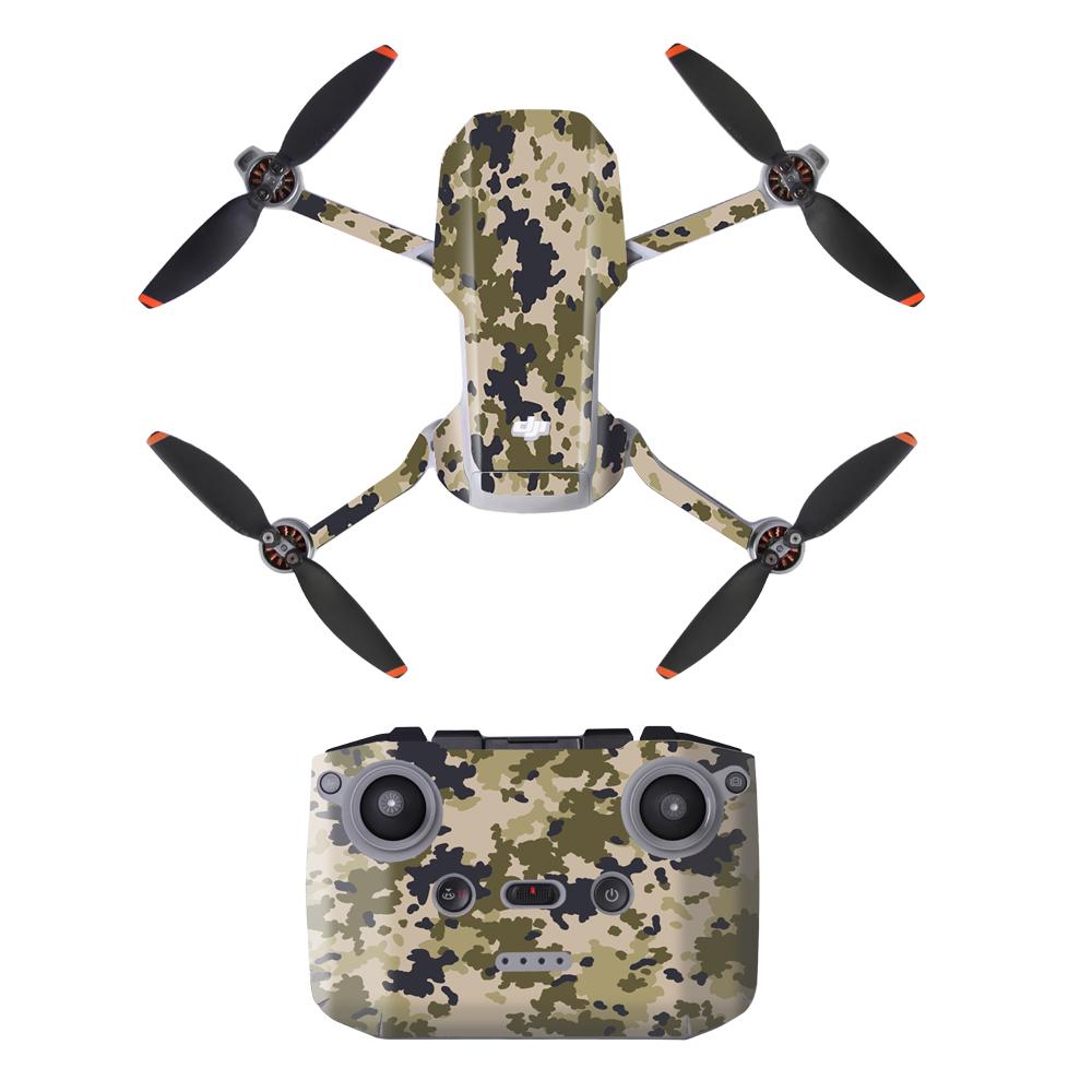 Miếng dán da cho DJI MINI 2 MINI SE Miếng dán bảo vệ Miếng dán PVC chống nước Miếng dán bảo vệ thân máy bay không người lái Phụ kiện cánh tay máy bay không người lái Màu sắc: Đen 10 lớp