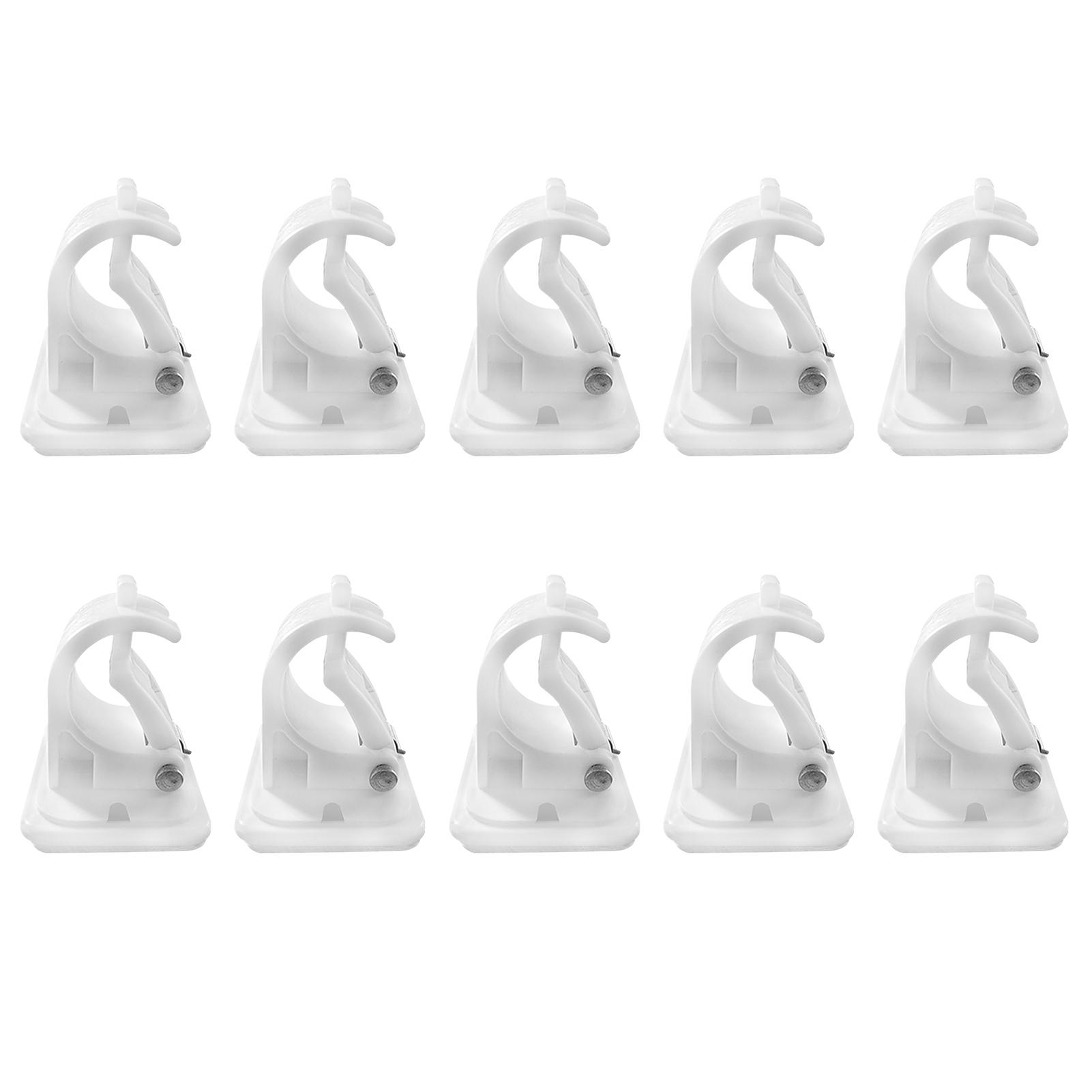 Set 10 Kẹp Khóa Treo Cần Câu Lên Tường Tiết Kiệm Không Gian Không Cần Khoan