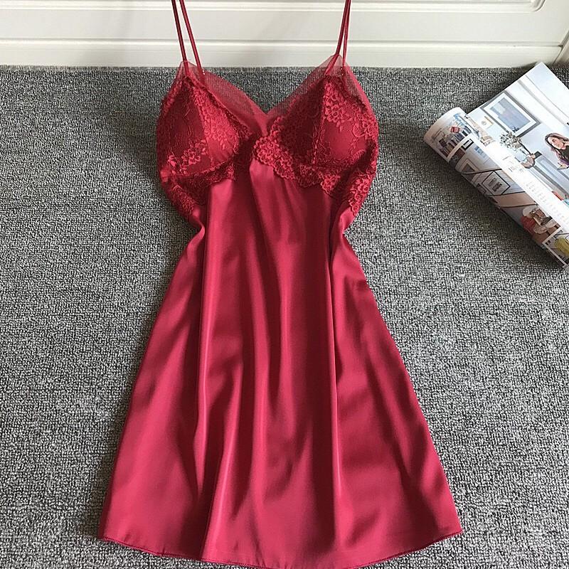 Đầm ngủ cao cấp chất lụa satin Q3M
