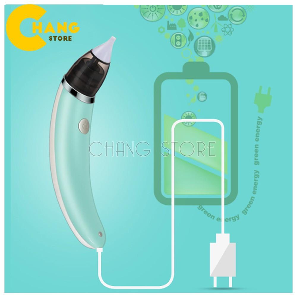 Máy Hút Mũi Đầu Mềm Cầm Tay Thông Minh Pin Sạc Cho Bé .