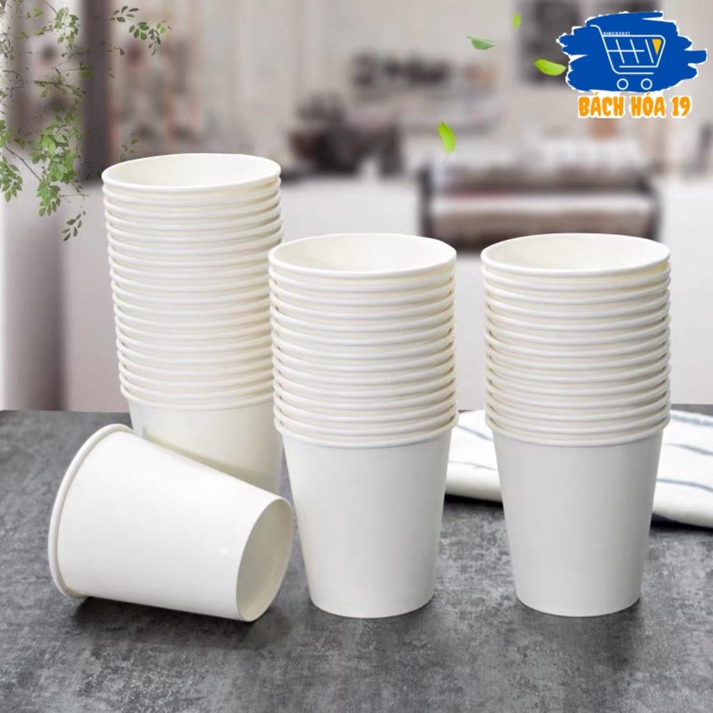 GIÁ HỦY DIỆTLốc 20-50 chiếc cốc giấy dùng 1 lần đủ cỡ 200ml 280ml 350ml 500ml-ảnh thật - Amina