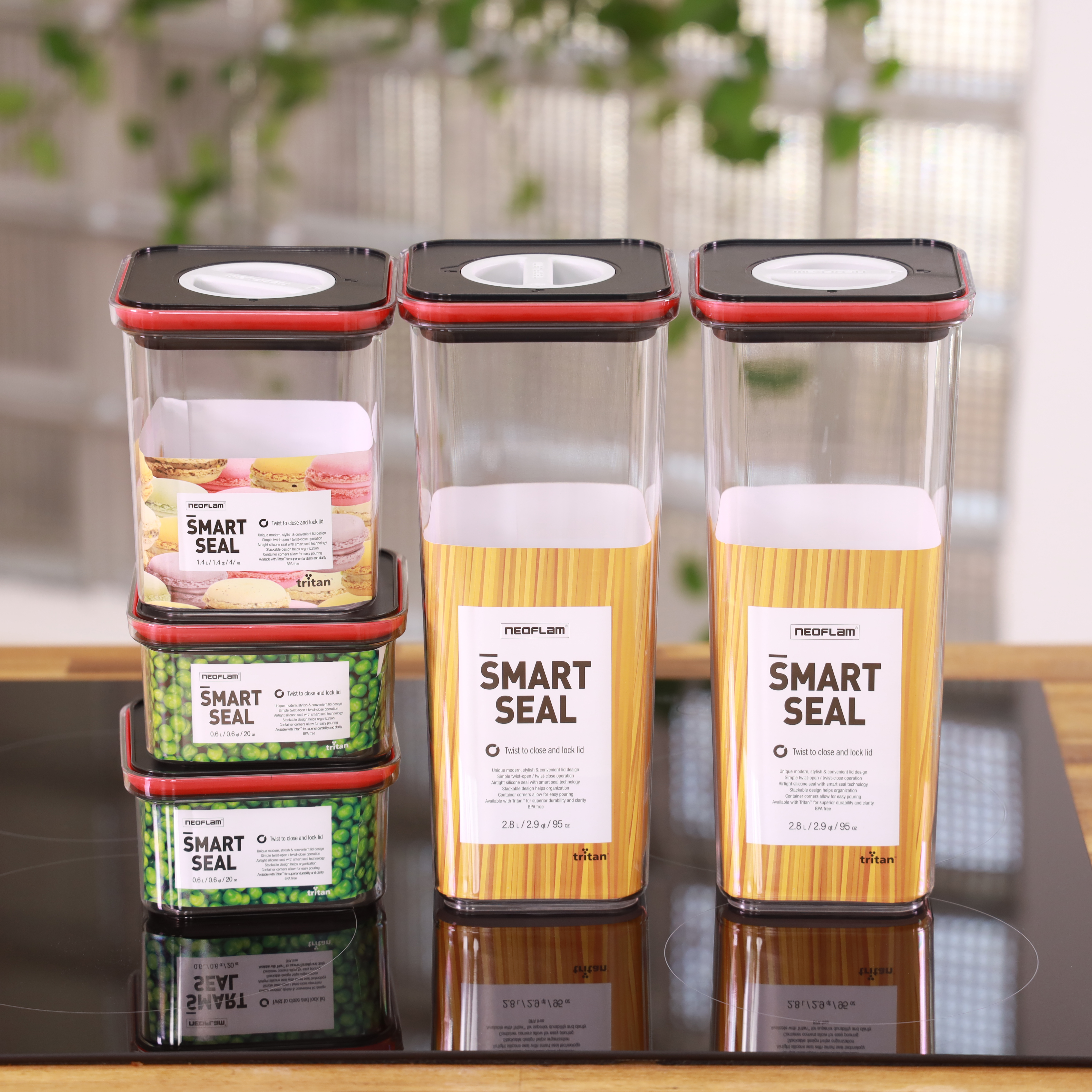 Bộ 5 hộp vuông Smart Seal