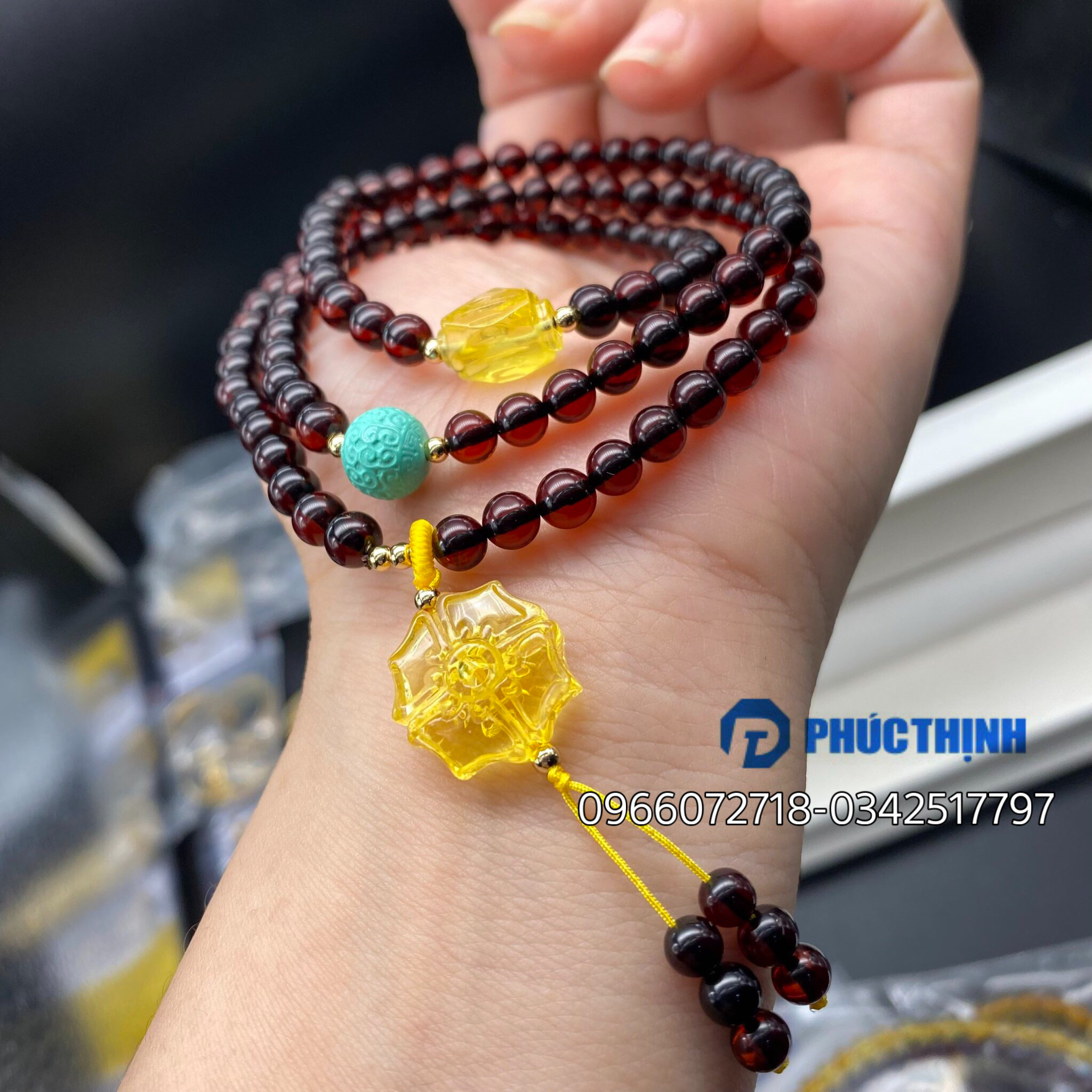 Vòng hổ phách thiên nhiên