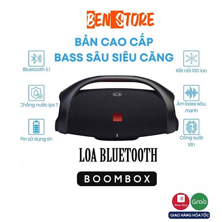 Loa Bluetooth BOOMBOX Du Lịch Đa Năng giá rẻ công xuất 60W nhỏ gọn