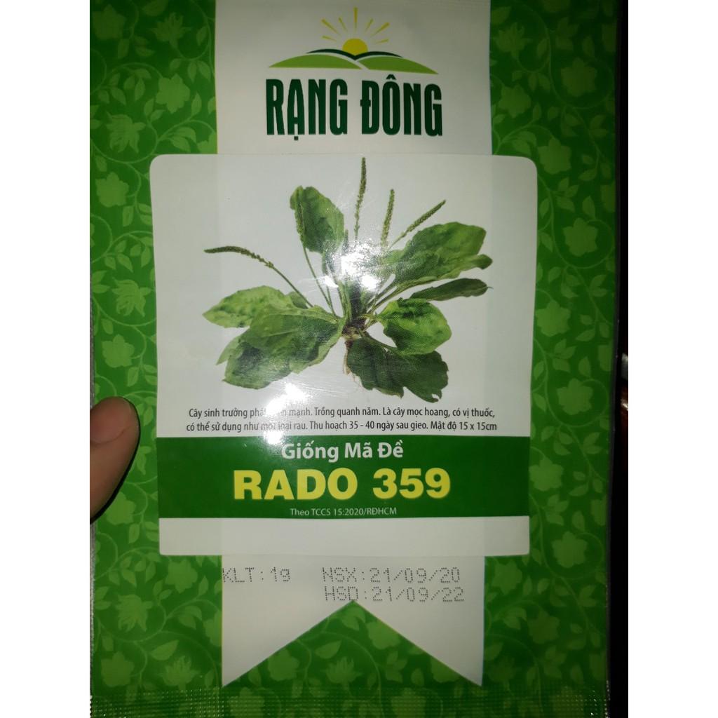 Hạt giống Rau Mã Đề Rado, đóng gói 1gr