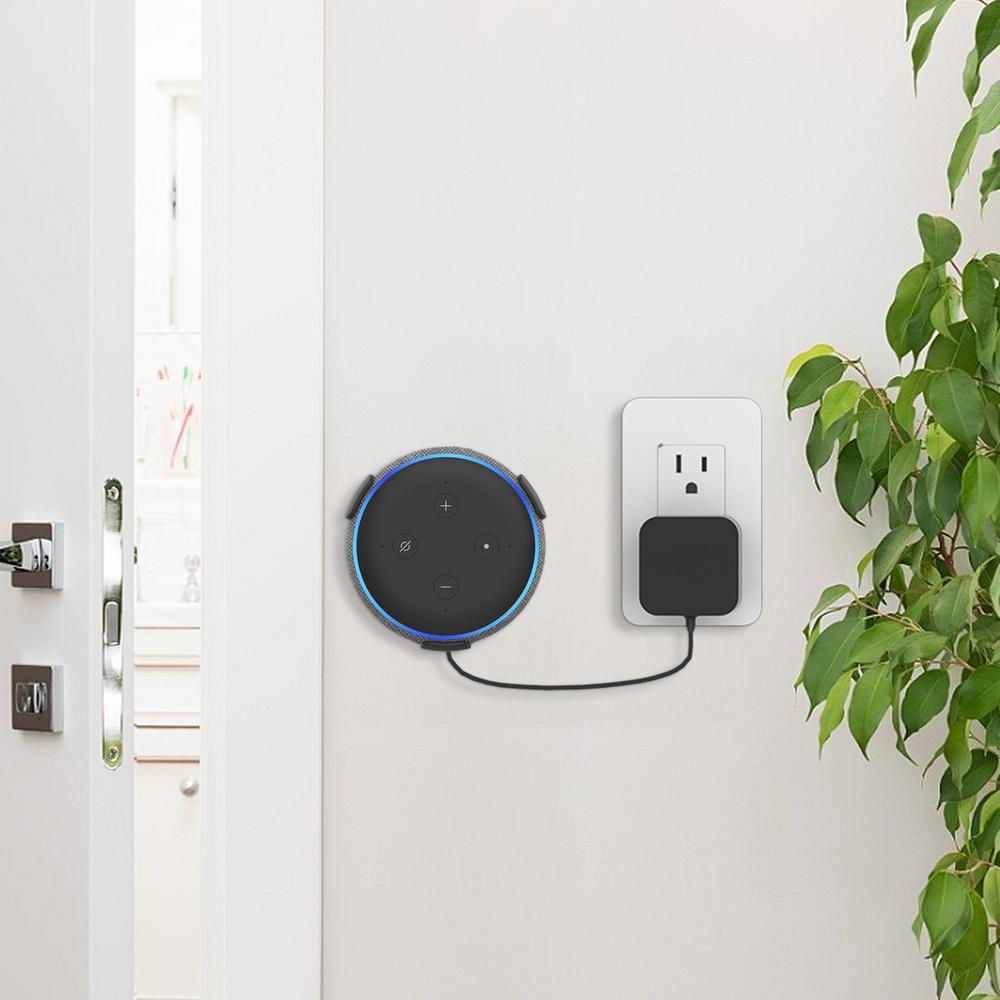 Giá treo tường cho hộp âm thanh trong nhà EchoDot thế hệ thứ 3 Giá đỡ cho Echo Dot 3 bằng vít Màu sắc: Trắng
