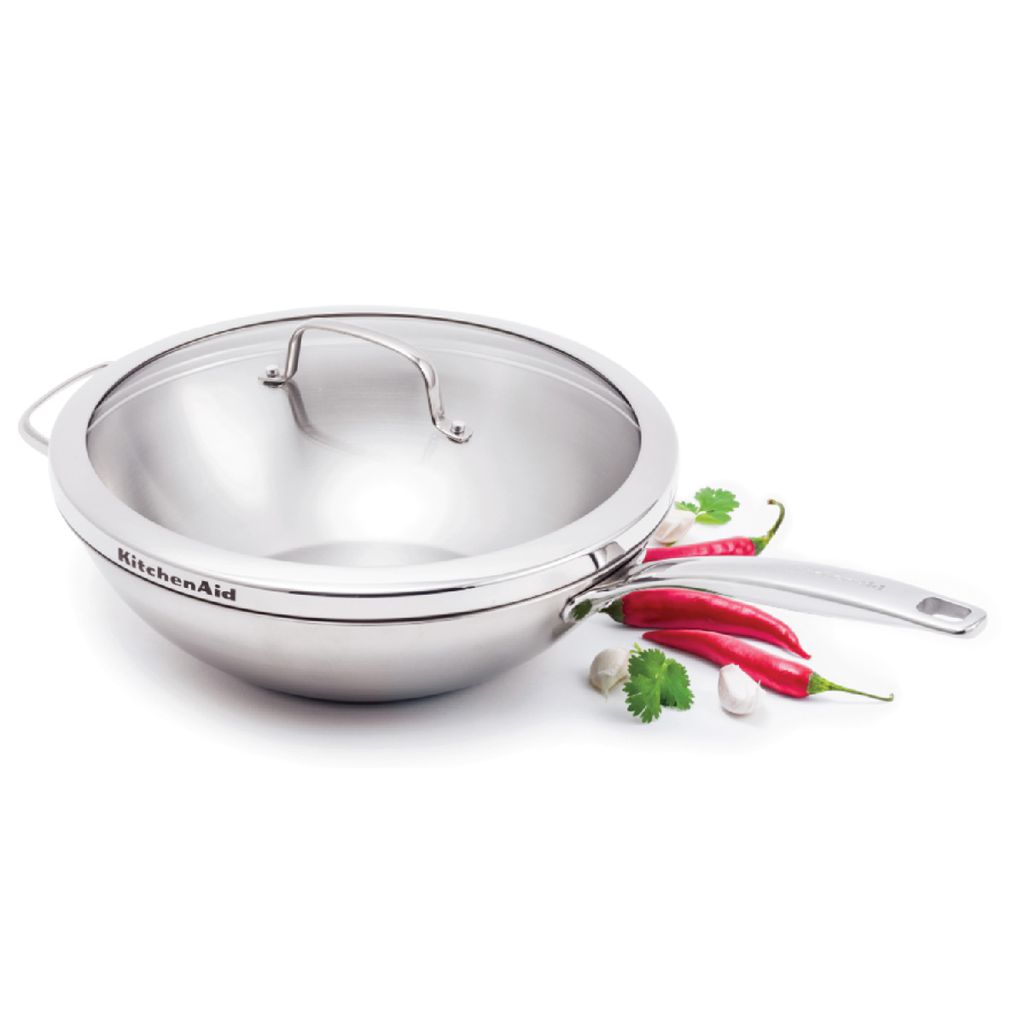 Chảo Xào Wok Kitchen Aid 30cm