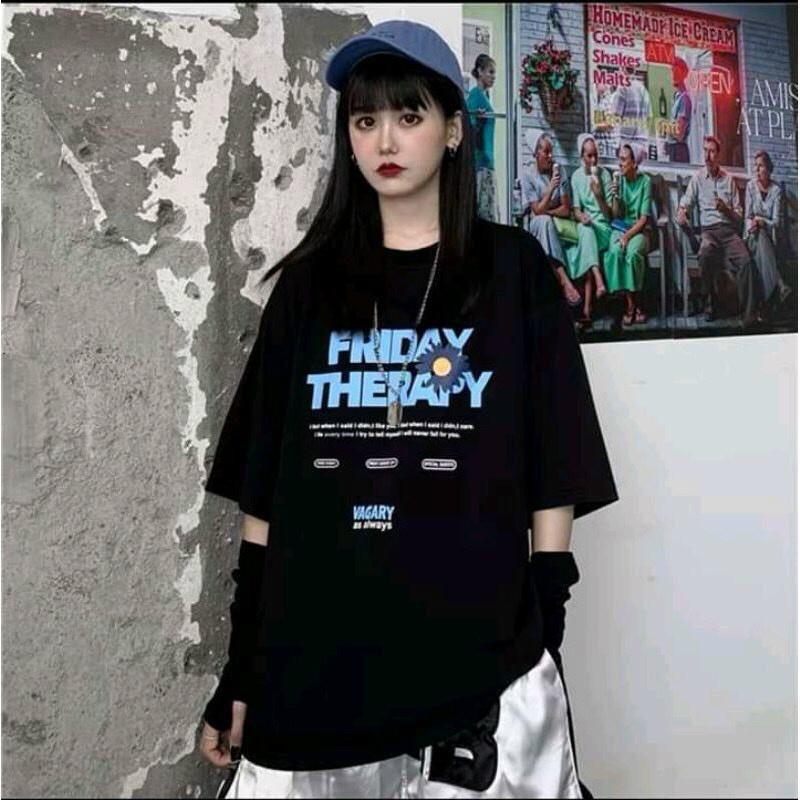 Áo thun nữ tay lỡ form rộng unisex nam nữ mặc đều đẹp in hình phong cách Hàn Quốc AT32