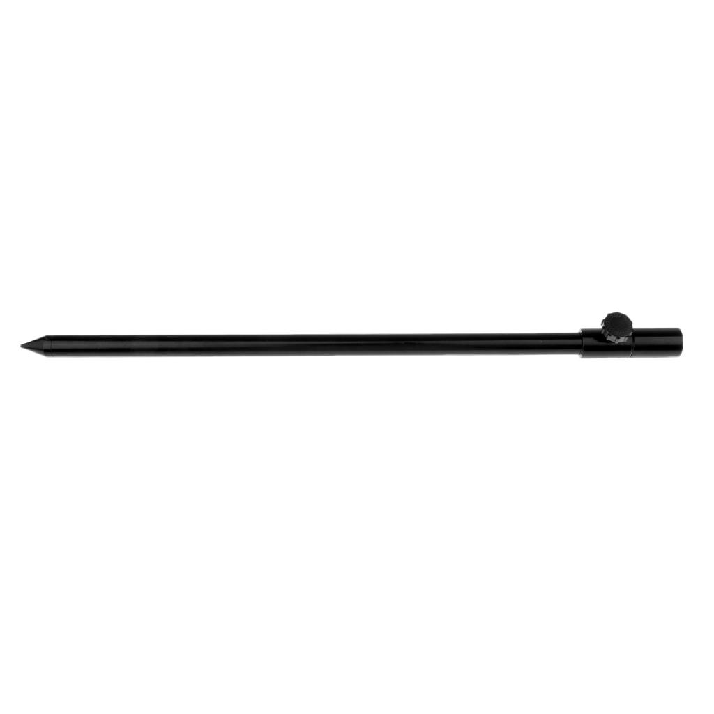 2xBlack Aluminium Alloy Carp Coarse Fishing BankSticks Bank Sticks Rod Pod