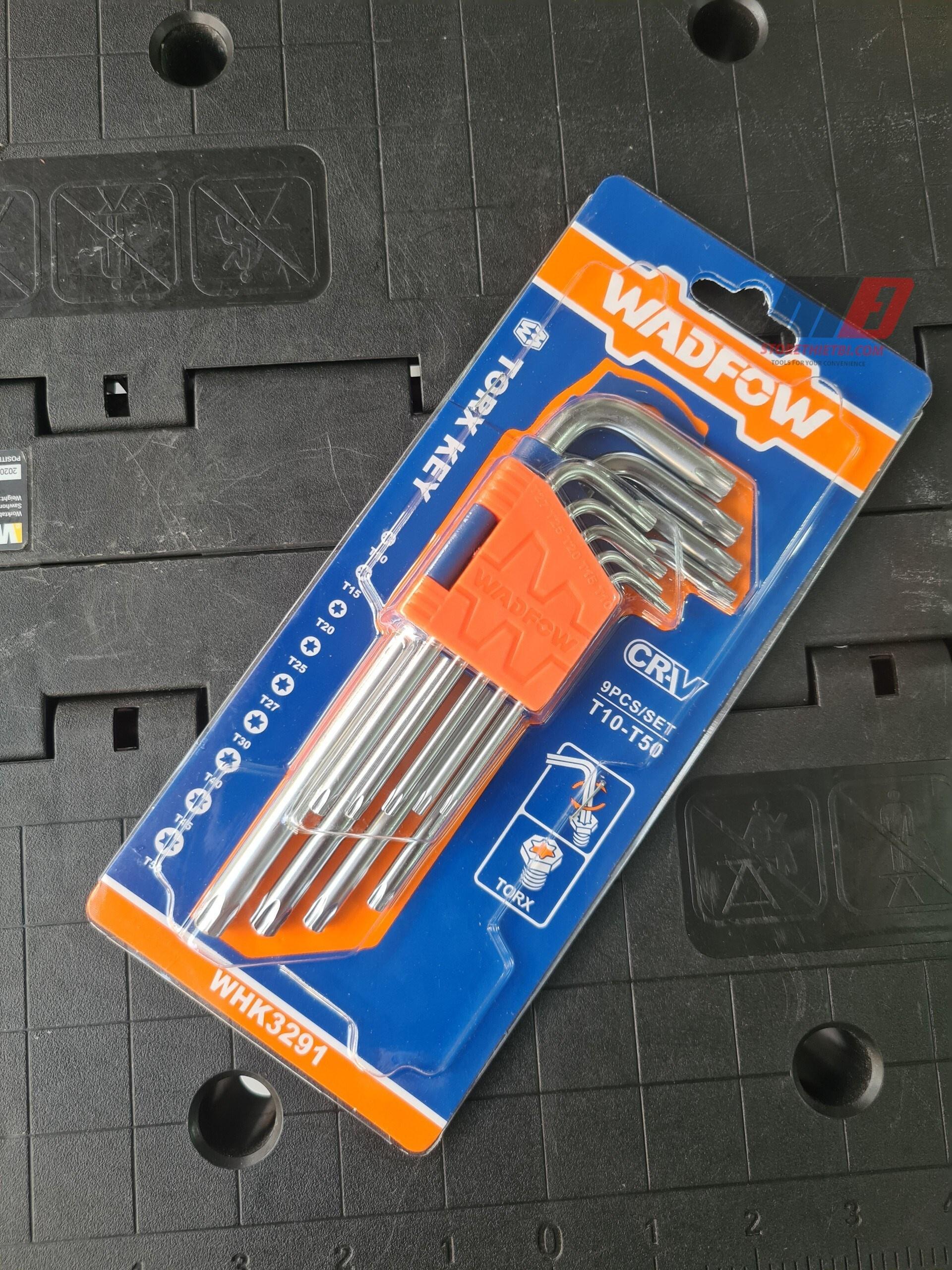 BỘ 9 CHÌA LỤC GIÁC SAO T10- T50 WHK3291 WADFOW - HÀNG CHÍNH HÃNG