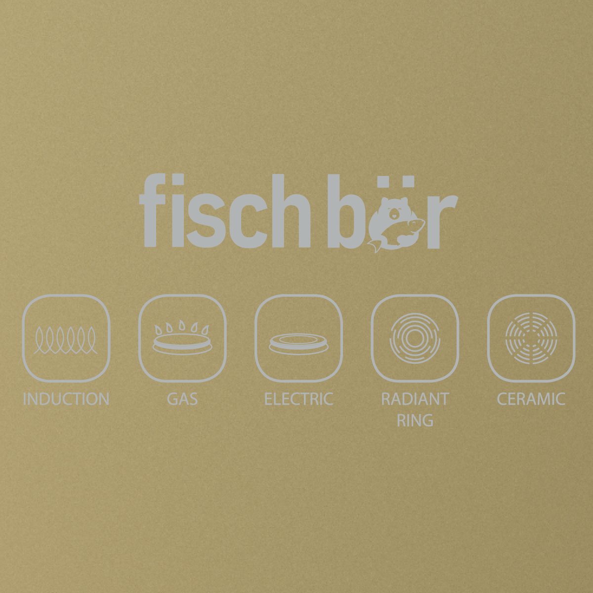 Đế Chuyển Nhiệt Bếp Từ FischBar dùng cho nồi thuỷ tinh Luminarc 18.5cm - HDP001P-18.5