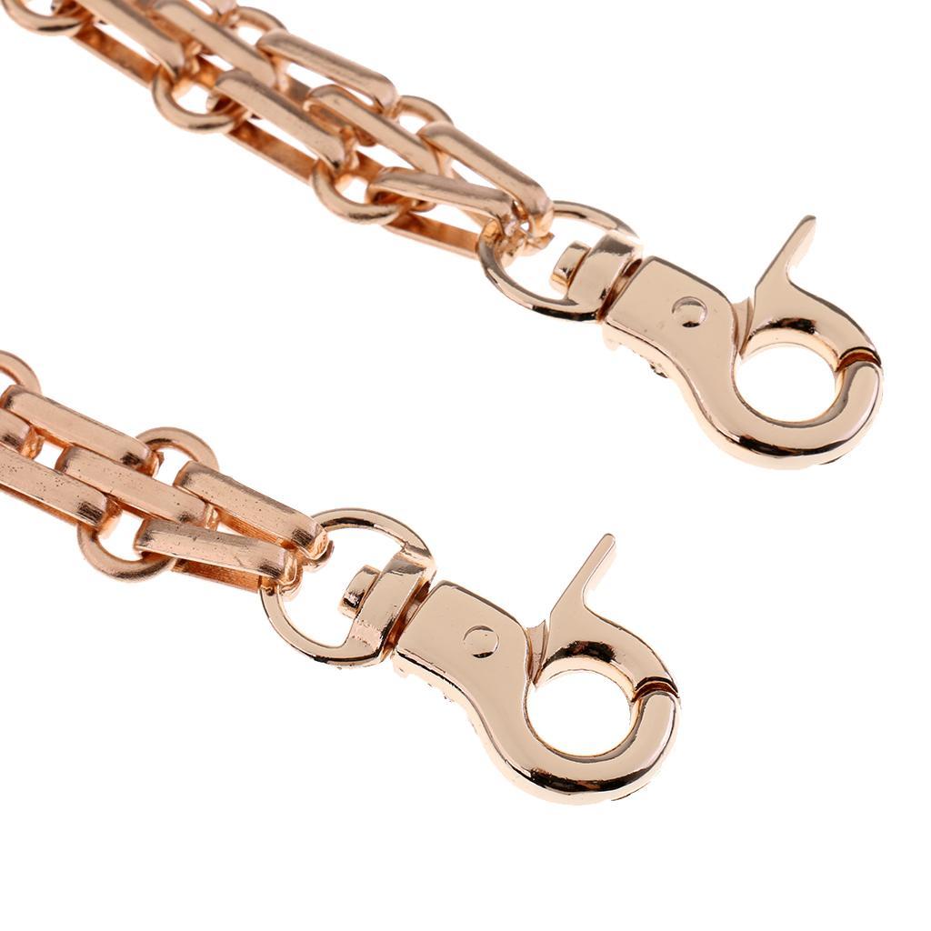 2pcs 25cm Metal Purse Chain Strap Handle Shoulder Bag Replacement