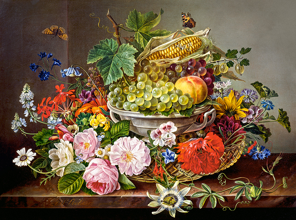 C200658 Đồ chơi ghép hình puzzle Still life 2000 mảnh Castorland