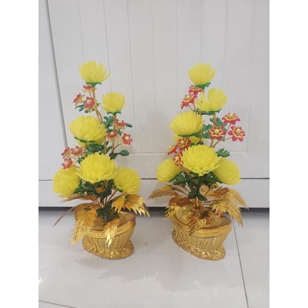 Chậu hoa để bàn cao 45cm