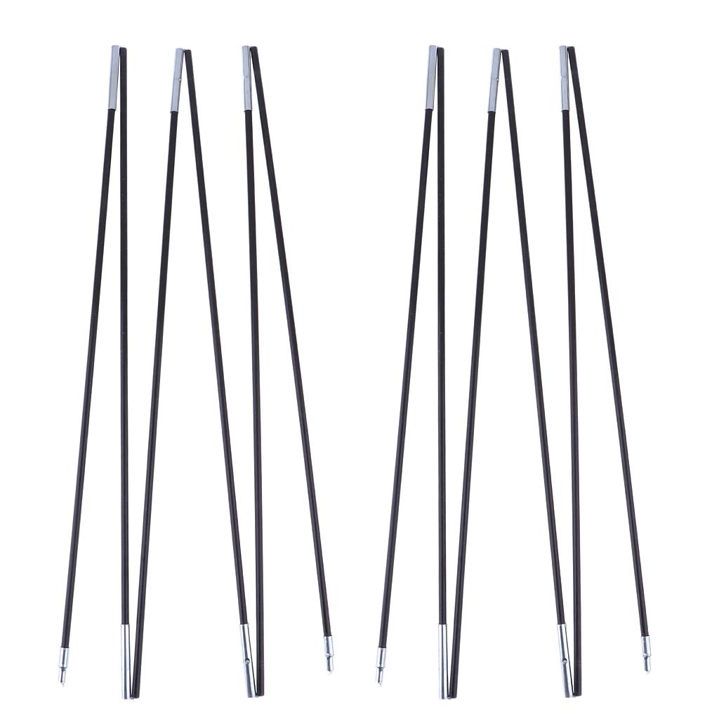 2x2Pcs Tent Poles Support Replacement Accessory for Camping Hiking