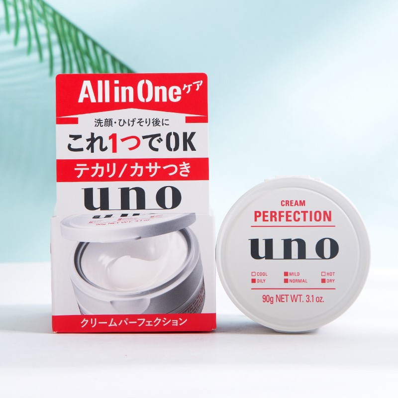 Kem dưỡng da Uno All In One Cream Perfection kiểm soát bã nhờn, chống lão hóa Nhật Bản 90g
