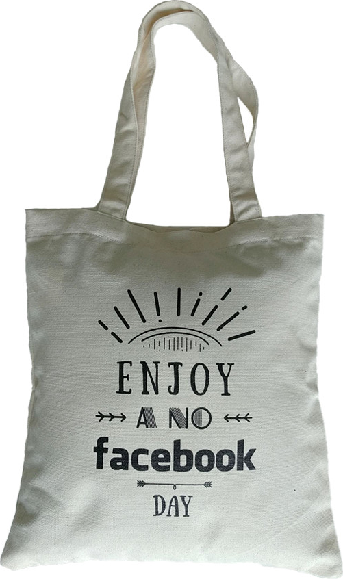 Túi Vải Canvas - Enjoy A No Facebook Day