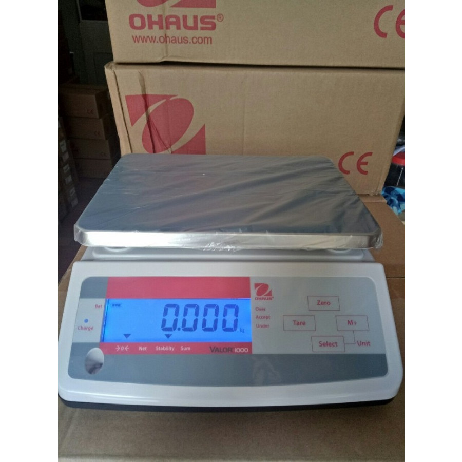Cân Điện Tử OHAUS V11P3 Valor - 3kg/0.5g, có đèn nền xanh