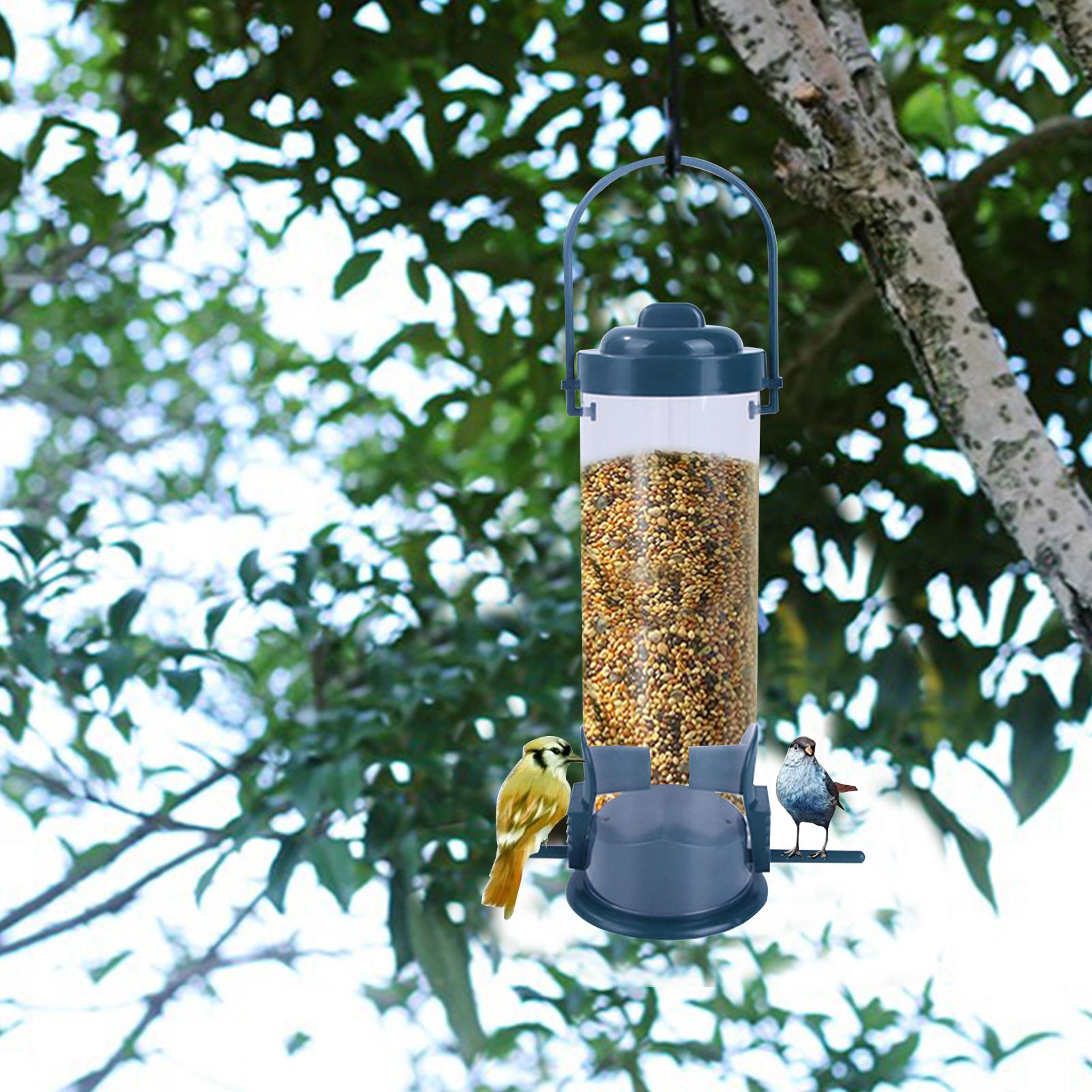 Máng ăn cho chim treo, bằng nhựa cứng cao cấp